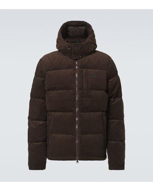 Piumino Gorham in velluto di cotone di Polo Ralph Lauren in Brown da Uomo