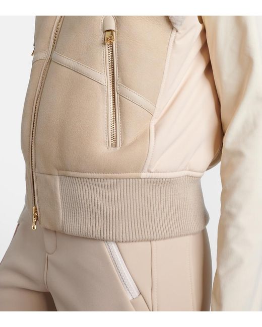 Bogner Natural Finel Suede Ski Jacket