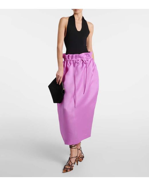 Khaite Pink The Ember Rock Aus Seide