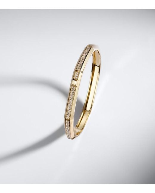 Messika White Moderniste 18Kt Bracelet With Diamonds