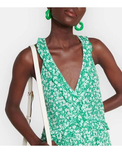 Poupette Green Bedrucktes Minikleid Mae