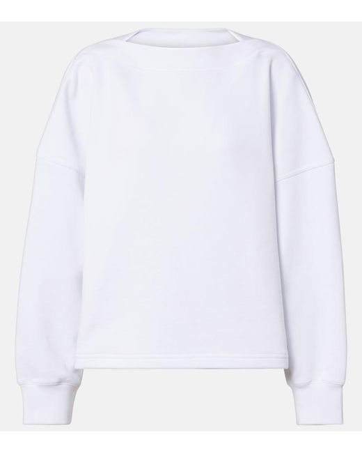 Sudadera De Algodon Alaïa de color White