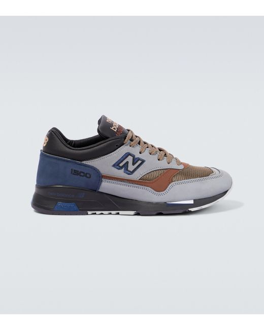 New Balance 1500 Suede And Leather Low-top Sneakers in Blue for Men | Lyst