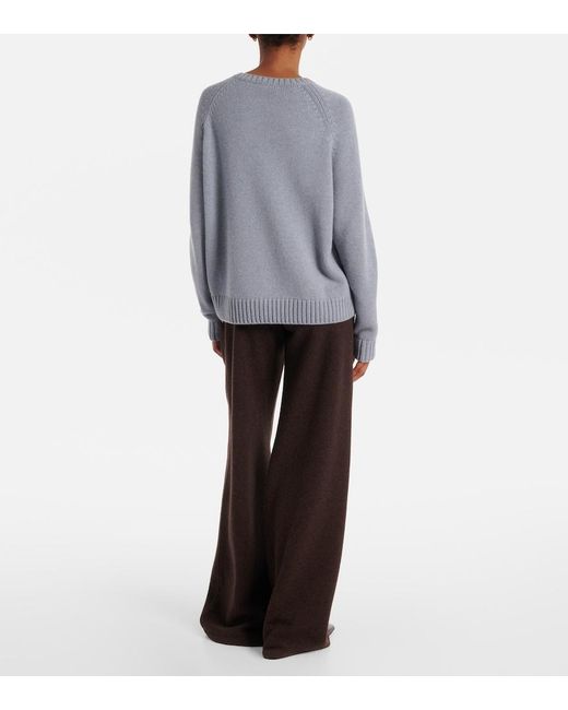 Loro Piana Blue Parksville Cashmere Sweater