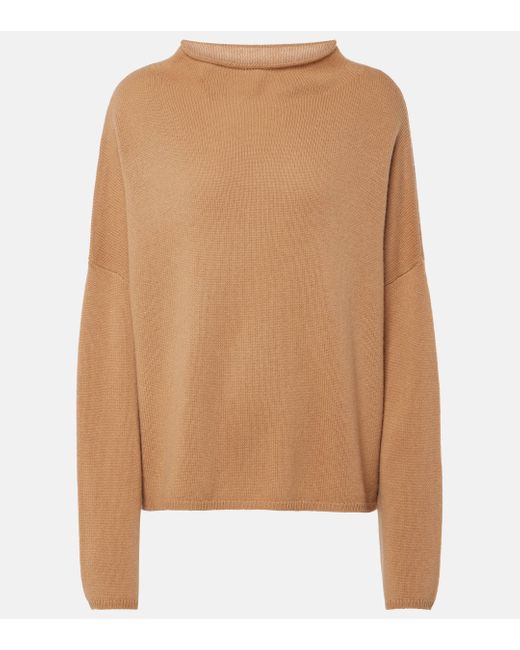 Lisa Yang Brown Sandy Cashmere Sweater