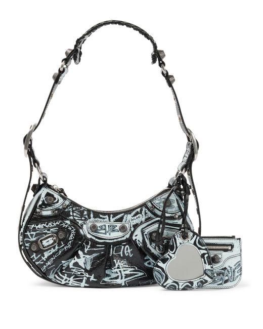 balenciaga graffiti shoulder bag