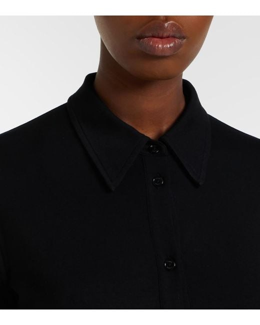 Totême Black Jersey Shirt