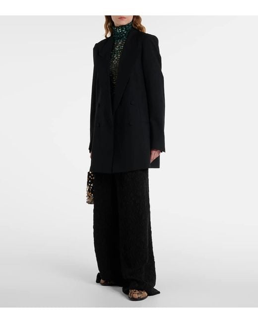 Dries Van Noten Natural Snake-Effect Leather Loafers