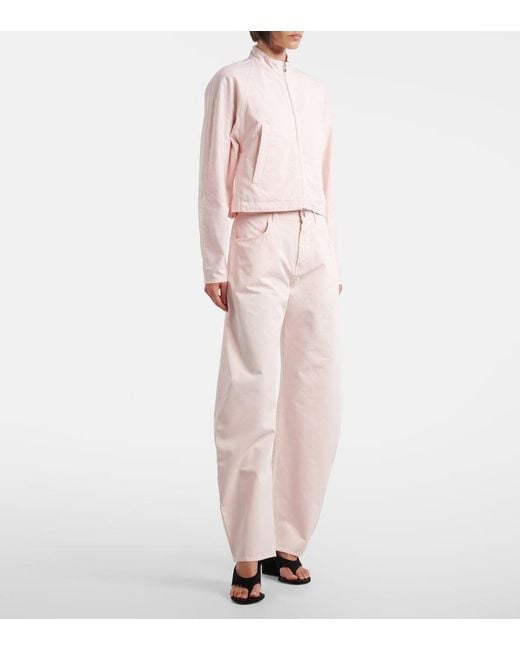 Alaïa Pink Denim Jacket