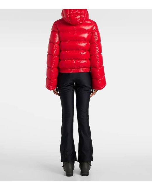 Perfect Moment Red Polar Flare Down Ski Jacket