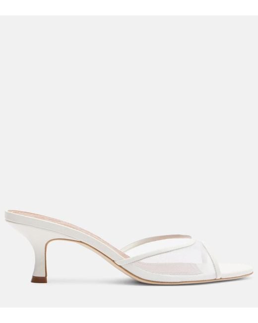 Staud Natural Brigitte Mesh Mules