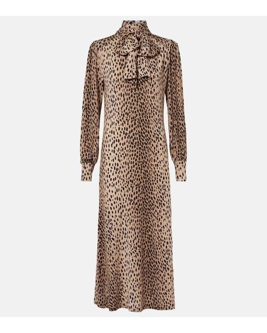 Rixo Natural Maxikleid Avalon