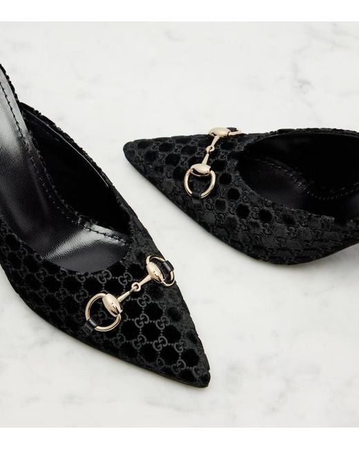 Gucci Black Mule With Horsebit, Size 35 It