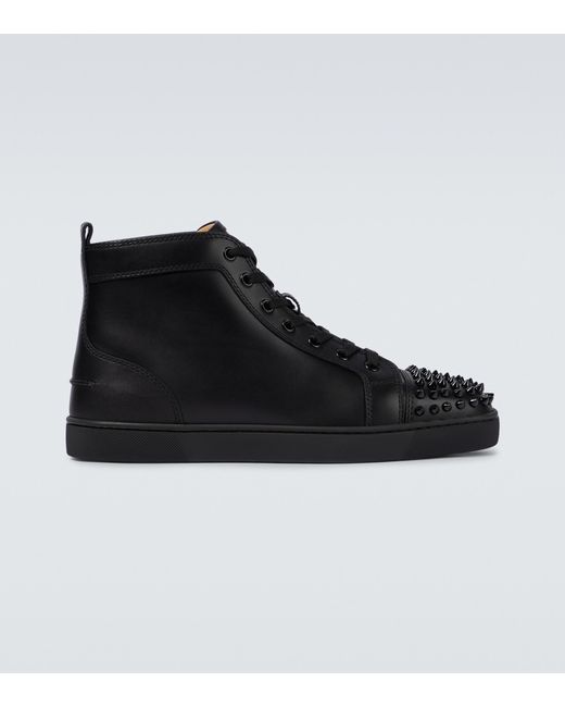 louboutin sneakers leather