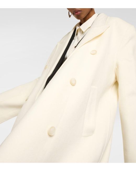 Frankie Shop Natural Oversize-Mantel Gaia Aus Einem Wollgemisch
