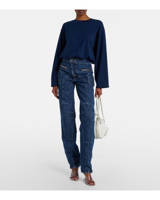 Jean Paul Gaultier Blue Patchwork Jeans