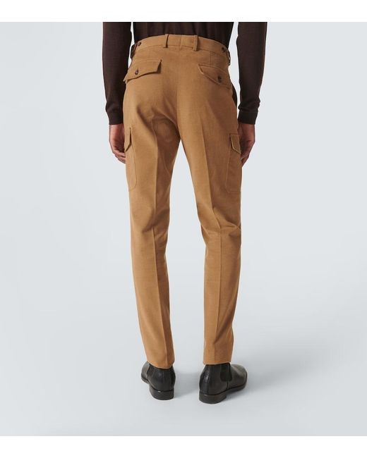 Slowear Natural Cotton Cargo Pants for men