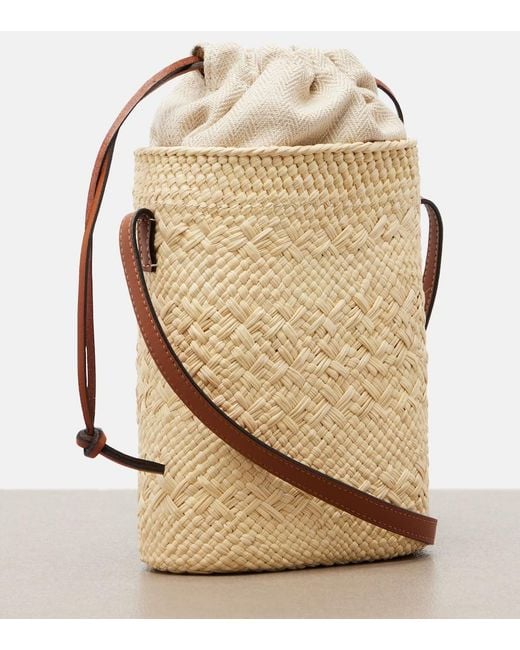 Loewe Metallic Paula's Ibiza Anagram Bucket Bag