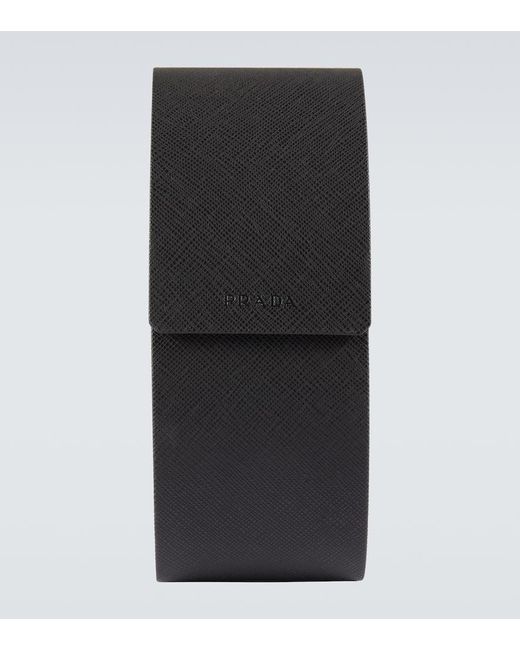 Prada Gray Rectangular Sunglasses for men