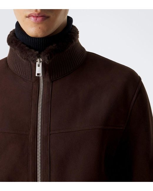 Arma Brown Arek Suede Blouson Jacket for men
