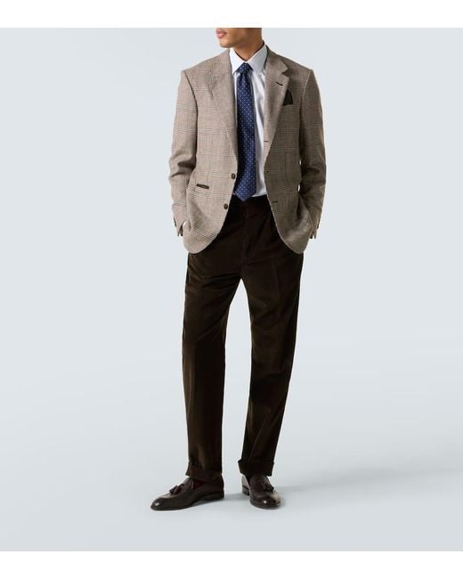 Dunhill Gerade Hose Aus Cord in Black für Herren