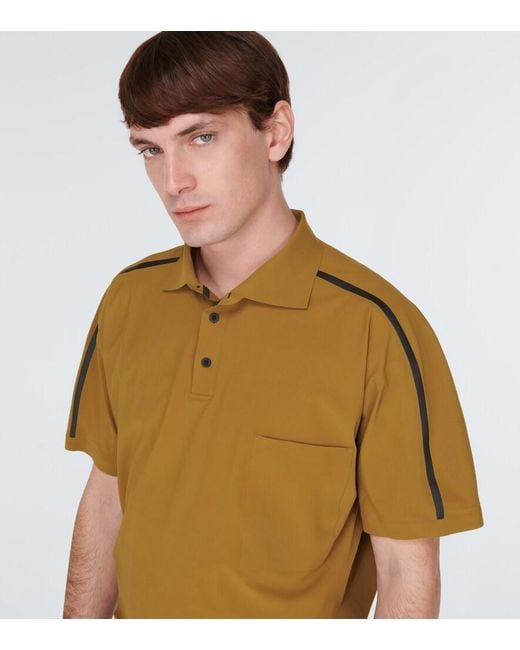 GR10K Yellow Taped Ultrasound Polo Shirt for men