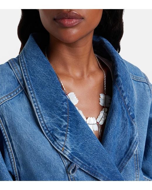 Isabel Marant Blue Dolie Denim Jacket