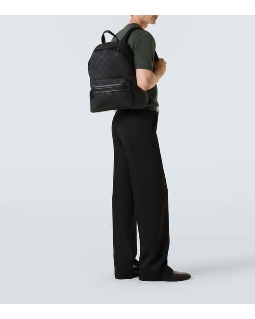 Zaino Imbottito Gg di Gucci in Black da Uomo