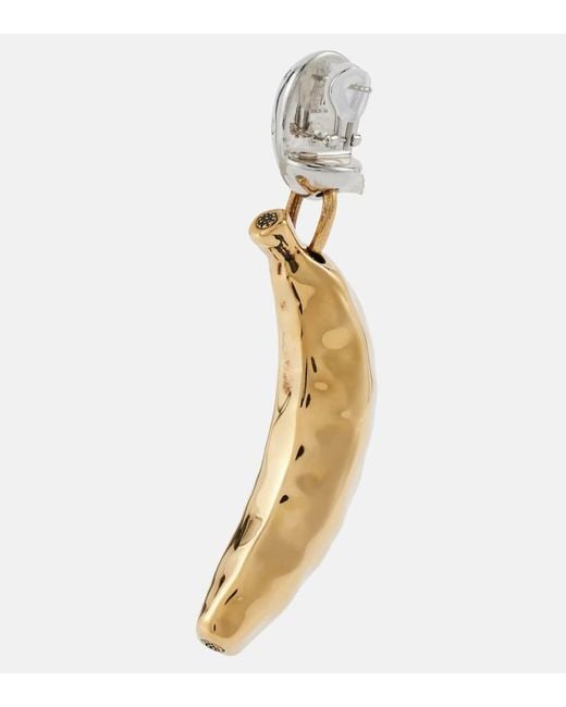 Chloé Metallic Ohrringe Bananas