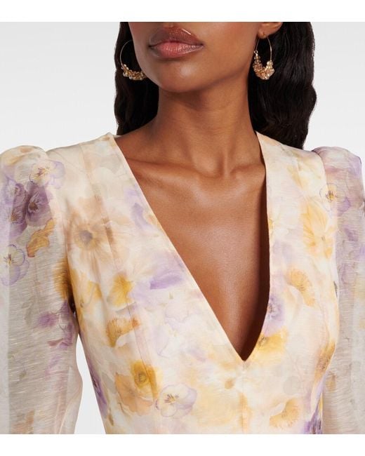 Zimmermann Natural 'Memento Embroidered' Dress