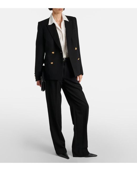 Nili Lotan Black Veda Virgin Wool Jacket