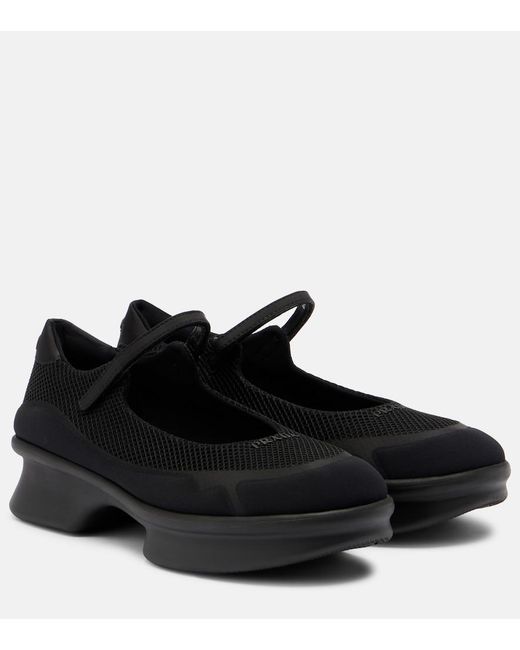 Prada Black Sneakers Aus Mesh