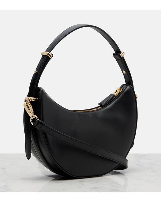 Prada Black Schultertasche Arque Mini Aus Leder