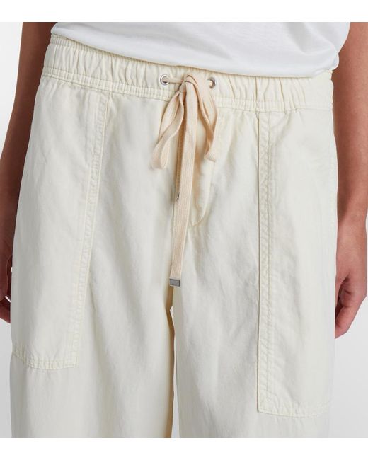 7 For All Mankind Natural Utility Wide-Leg Pants