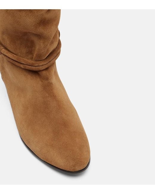 Isabel Marant Brown Stiefel Nynel Aus Veloursleder
