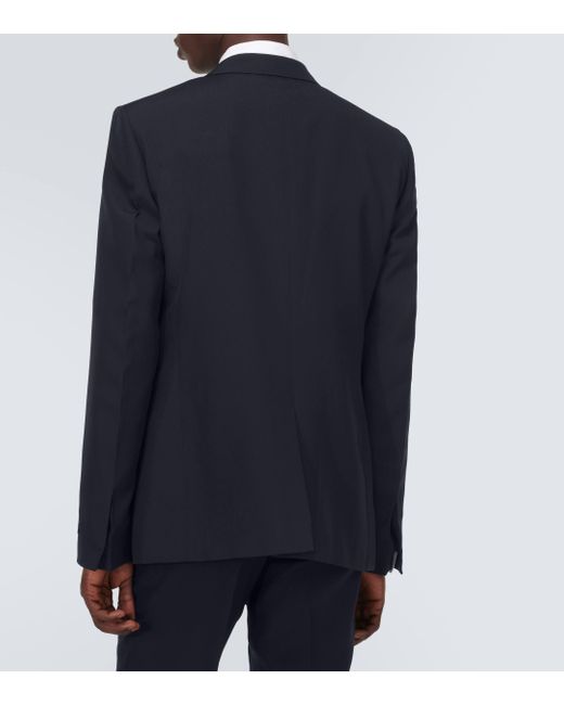 Givenchy Blue Wool Blazer for men