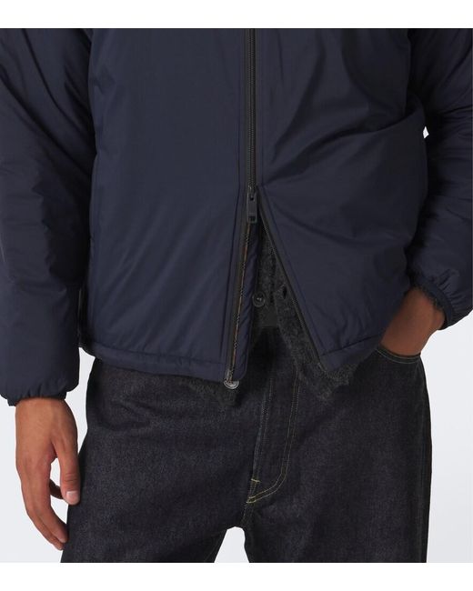 Burberry Blue Ekd Hooded Jacket for men
