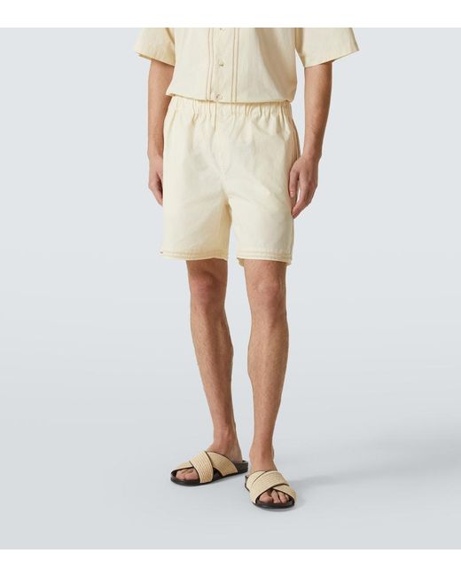Commas Natural Cotton Shorts for men