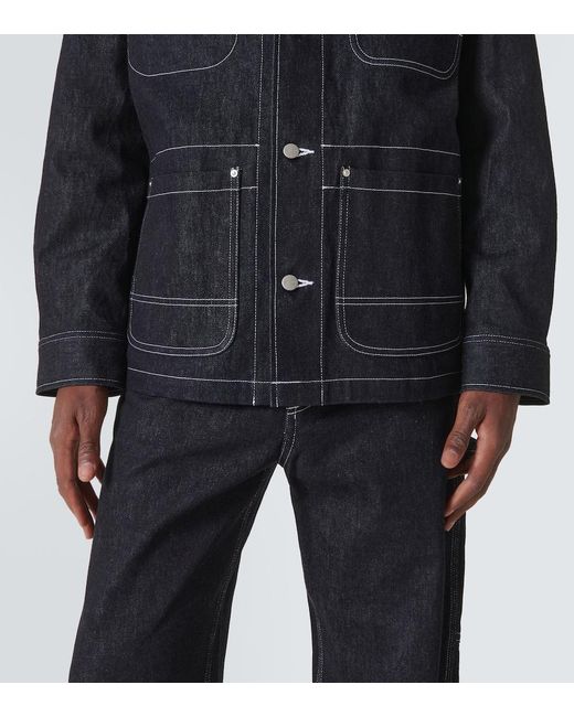 Junya Watanabe Blue X Carhartt Denim Jacket for men
