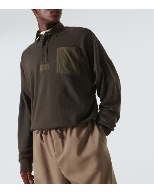 Polo Dende En Coton Et Cachemire The Row pour homme en coloris Green