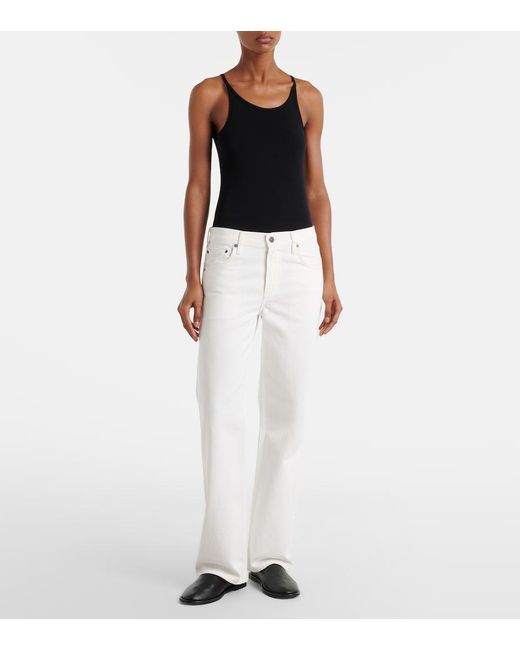 Citizens of Humanity White Lindz Straight Jeans