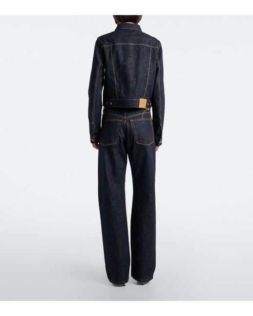 Fendi Blue Straight Jeans