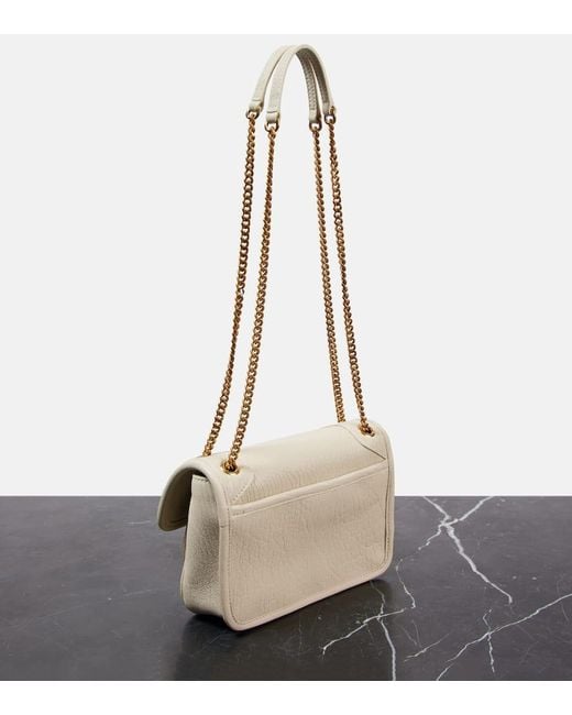 Borsa A Spalla Niki Mini di Saint Laurent in White