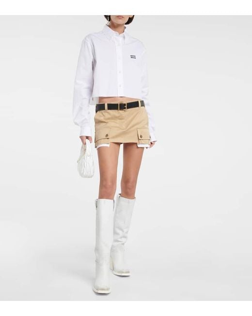 Miu Miu Natural Skirts