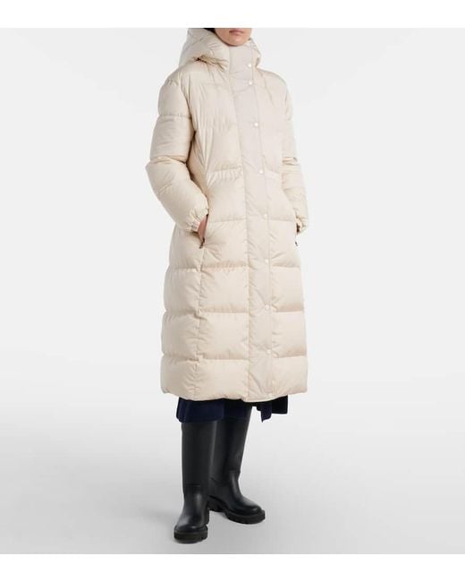 Piumino Chamer Con Cappuccio di Moncler in Natural