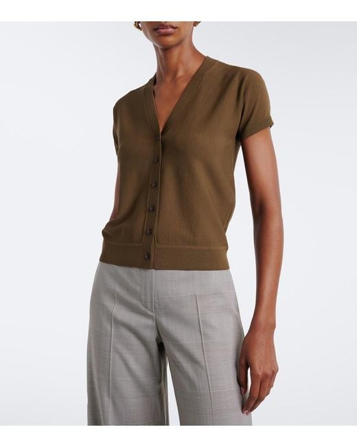 Max Mara Green Knitted Top