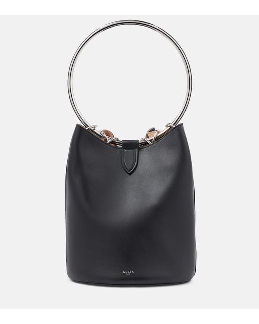 Secchiello Ring Large di Alaïa in Black