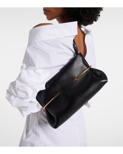 Givenchy Black Pinch Mini Leather Clutch