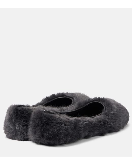 Robert Clergerie Black Masha Ballet Flats