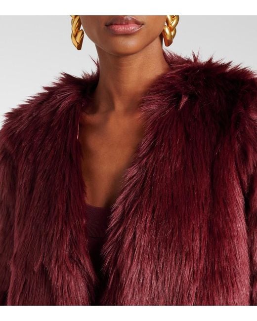 Galvan Red Manouchi Cropped Jacket